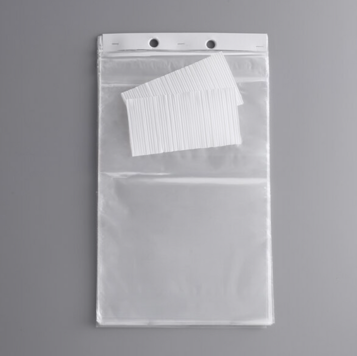 Cotton Candy Bags, Clear