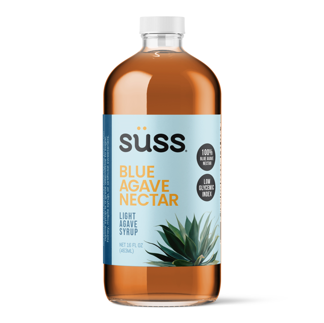 Süss Blue Agave Nectar, Light Colored, Pint