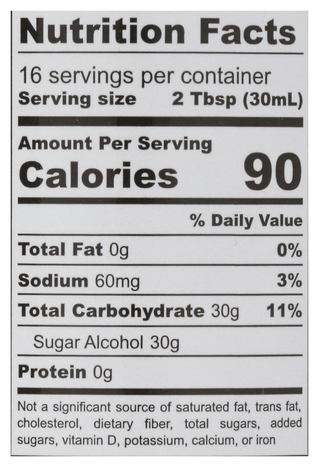 Joseph's Sugar Free Syrup, 16 oz Plastic Bottle
