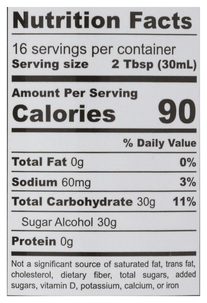 Joseph's Sugar Free Syrup, 16 oz Plastic Bottle