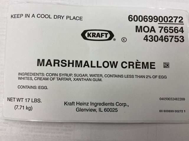 Kraft Heinz 17 lb. Marshmallow Creme Concentrate