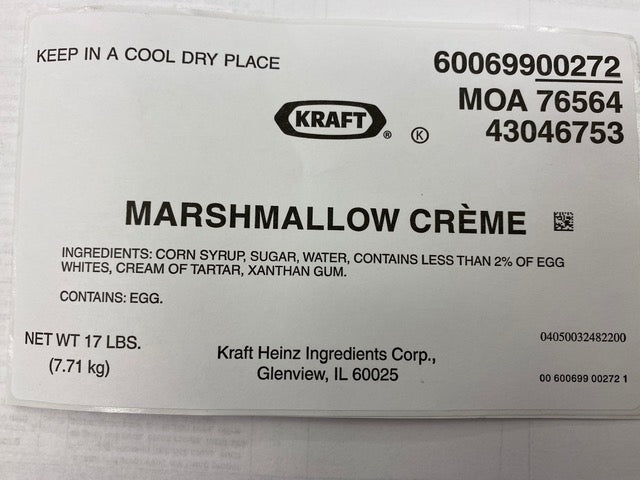 Kraft 17 lb. Marshmallow Cream