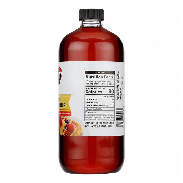 Joseph's Sugar Free Syrup, Maple Flavored, Case of 12