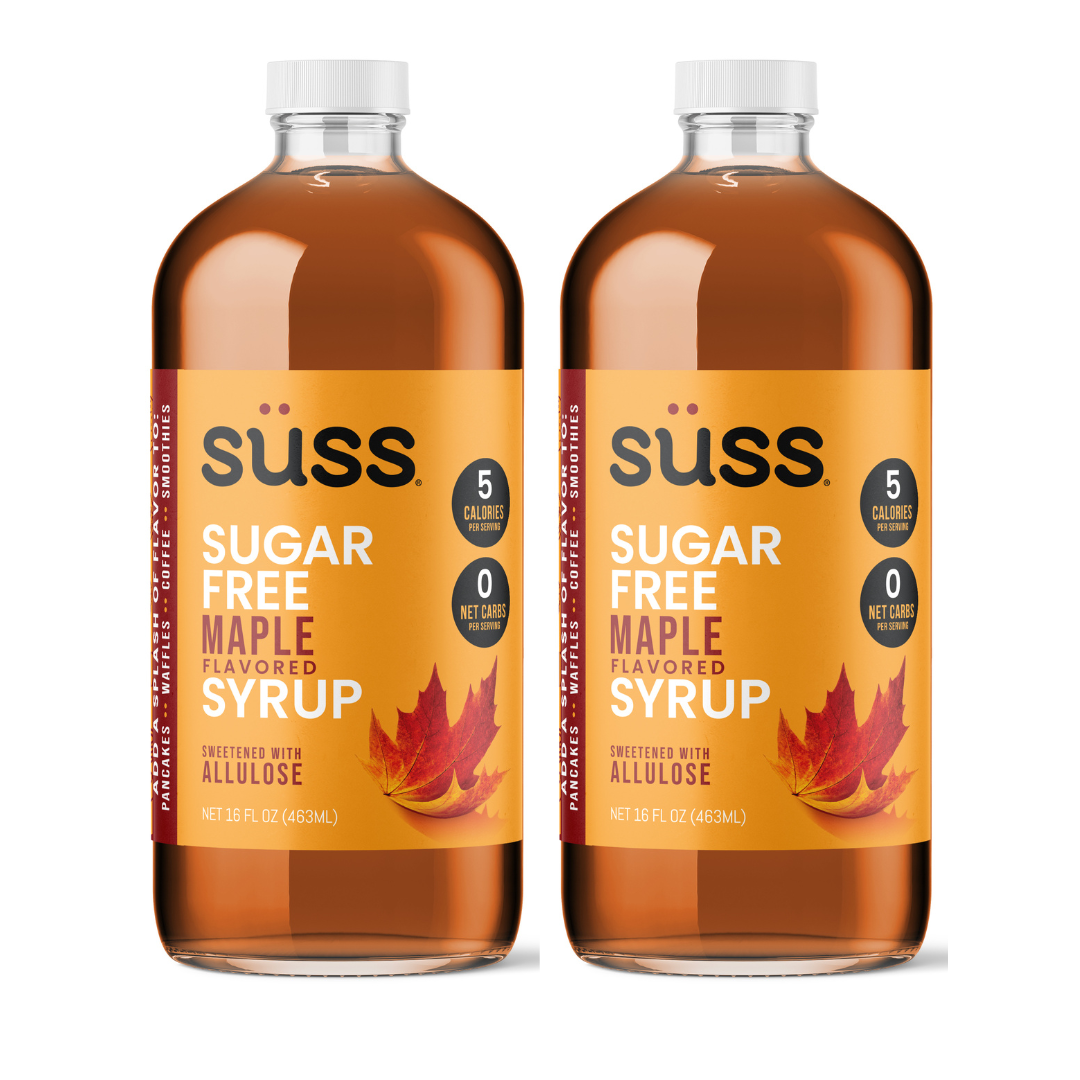 Süss Sugar Free Maple Flavored Syrup, 2 Pack