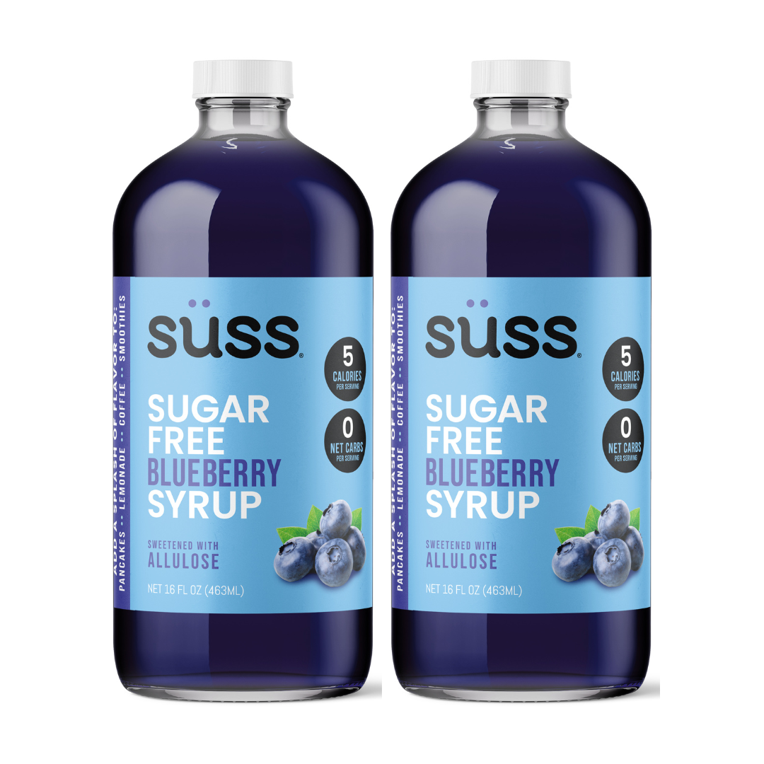Süss Sugar Free Blueberry Syrup, 2 Pack