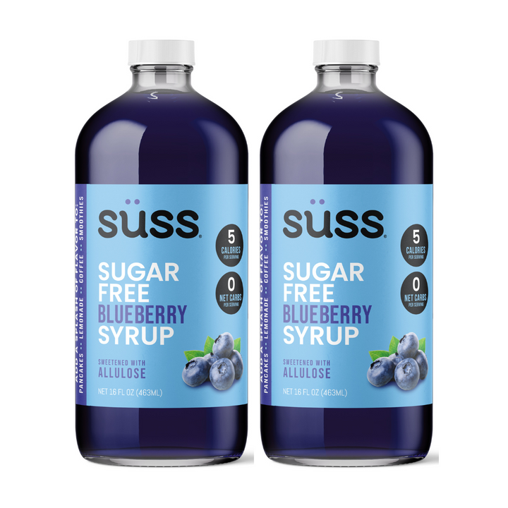Süss Sugar Free Blueberry Syrup, 2 Pack