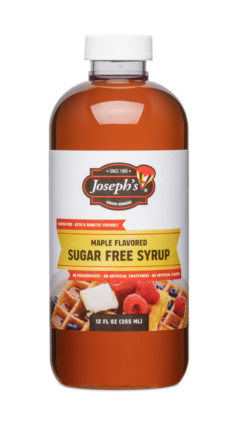 Joseph's Sugar Free Syrup, Maple Flavored, Case of 12