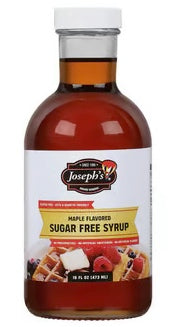 Joseph's Sugar Free Syrup, Maple Flavored, Case of 12