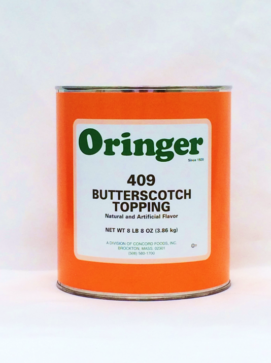 Oringer Butterscotch Topping, #409, #10 Can