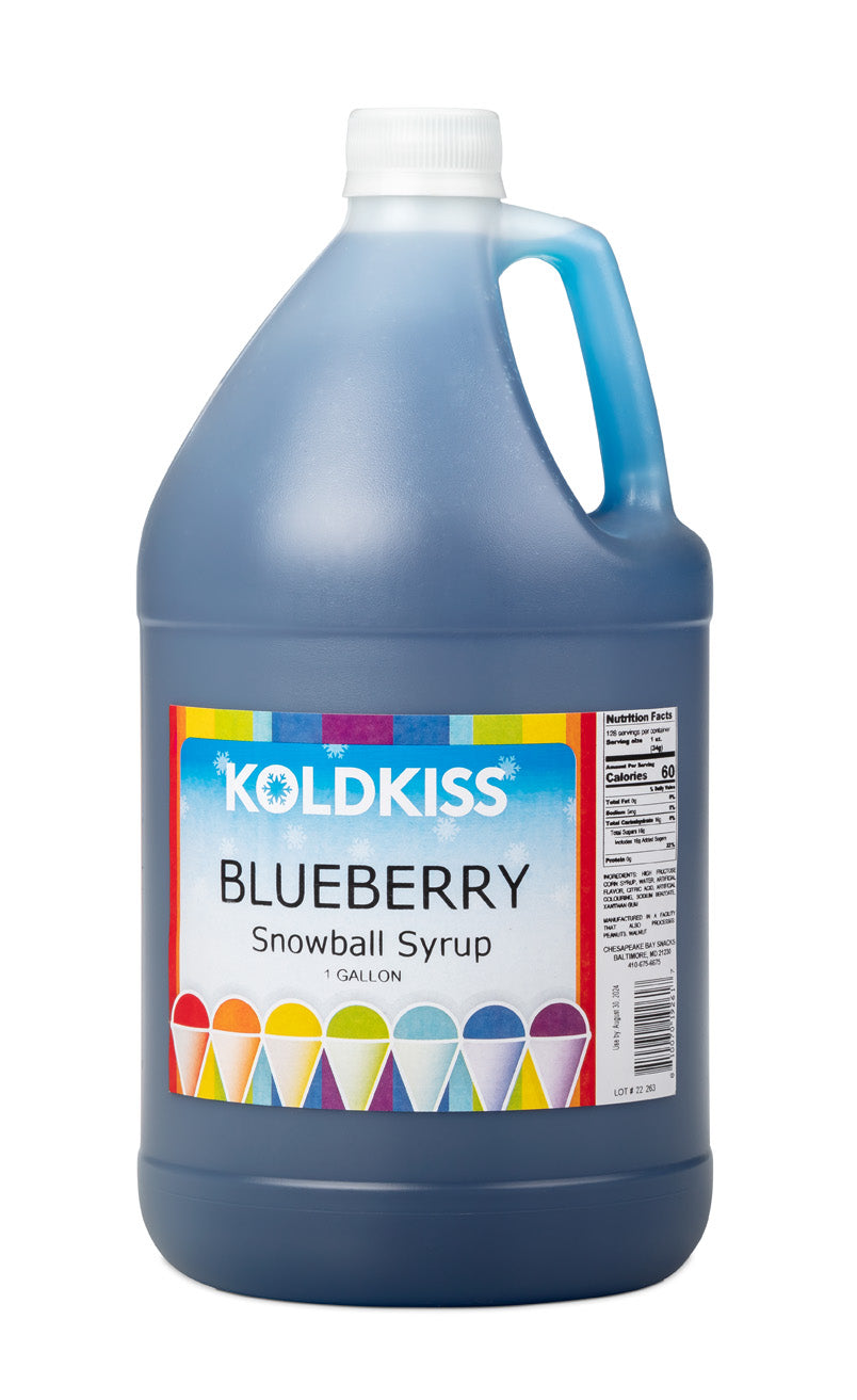 Shaved Ice Syrup, Ready to Use, Gallons – Koldkiss
