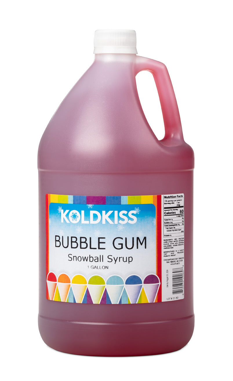Shaved Ice Syrup, Ready to Use, Gallons – Koldkiss