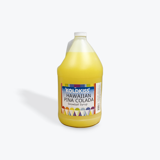 Shaved Ice Syrup, Hawaiian Style, One Gallon