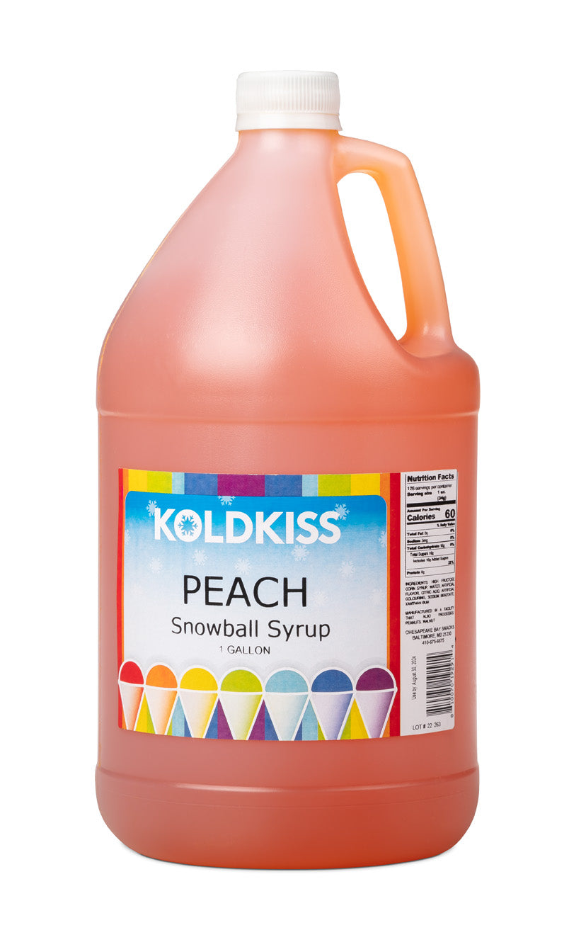 Shaved Ice Syrup, Ready to Use, Gallons – Koldkiss