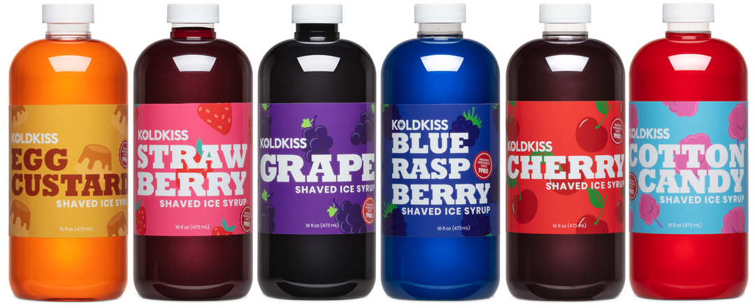 Shaved Ice Syrup-Pint Six Pack